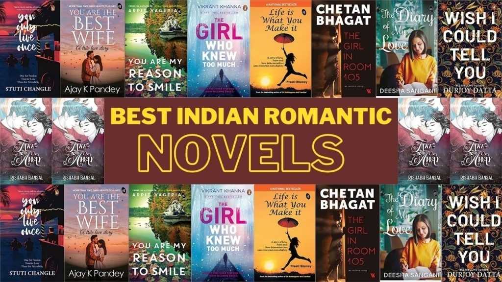 list of romantic novels by indian writers