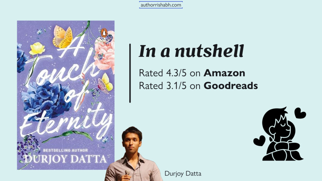 A Touch of Eternity by Durjoy Datta - best selling romance novels 2024