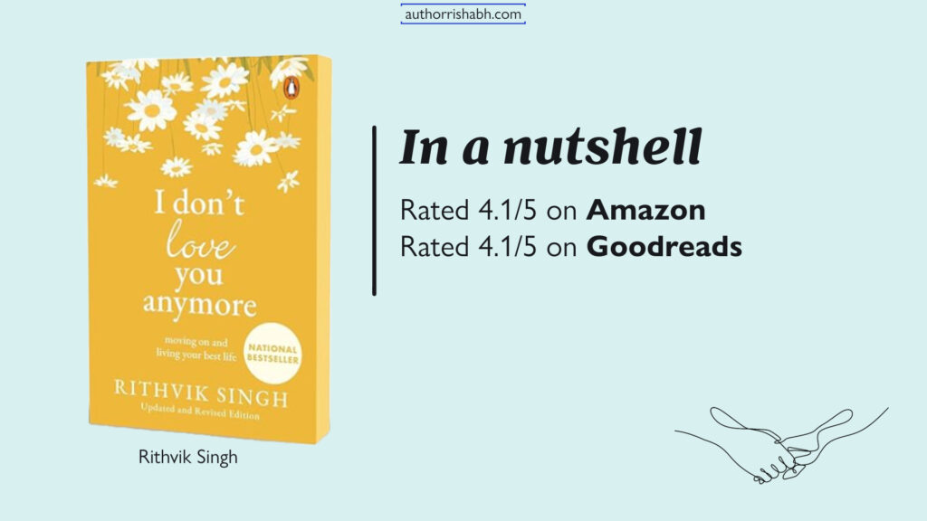 I Don't Love You Anymore by Rithvik Singh - best selling romance novels 2024