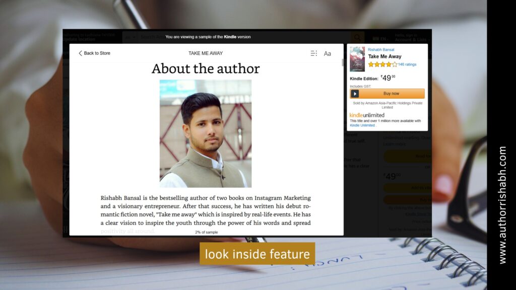 look inside feature - how to choose perfect romance novel